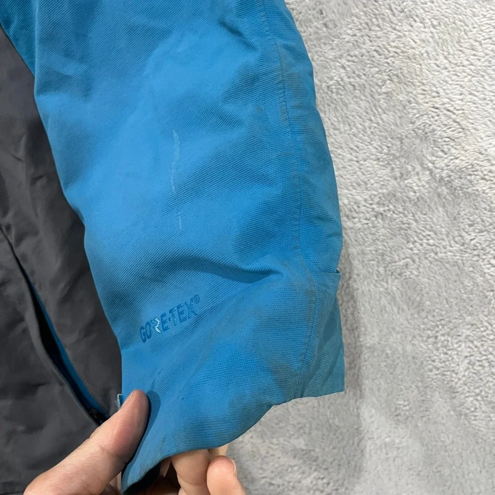 The North Face Pro Project Goretex Jacket Mens 2XL Ski Snowboard‎ Hood Blue Gray